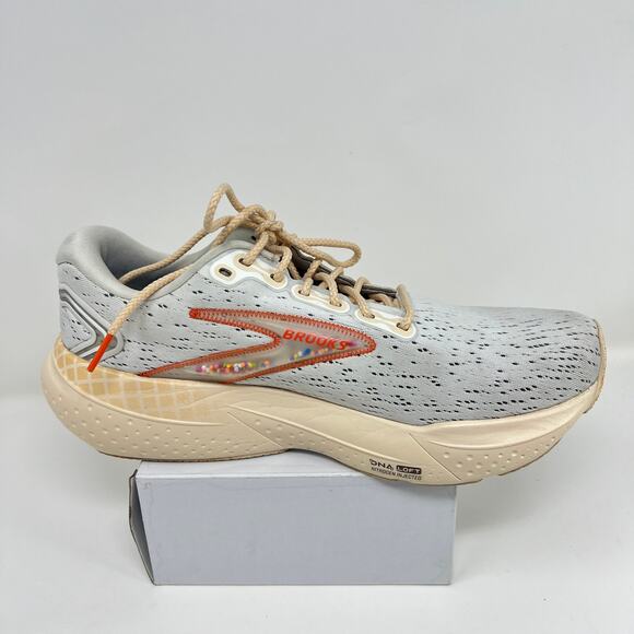 Brooks Glycerin 21 Women’s Running Shoes Size 9 Snow Dawn Straw Marathon - Picture 1 of 13